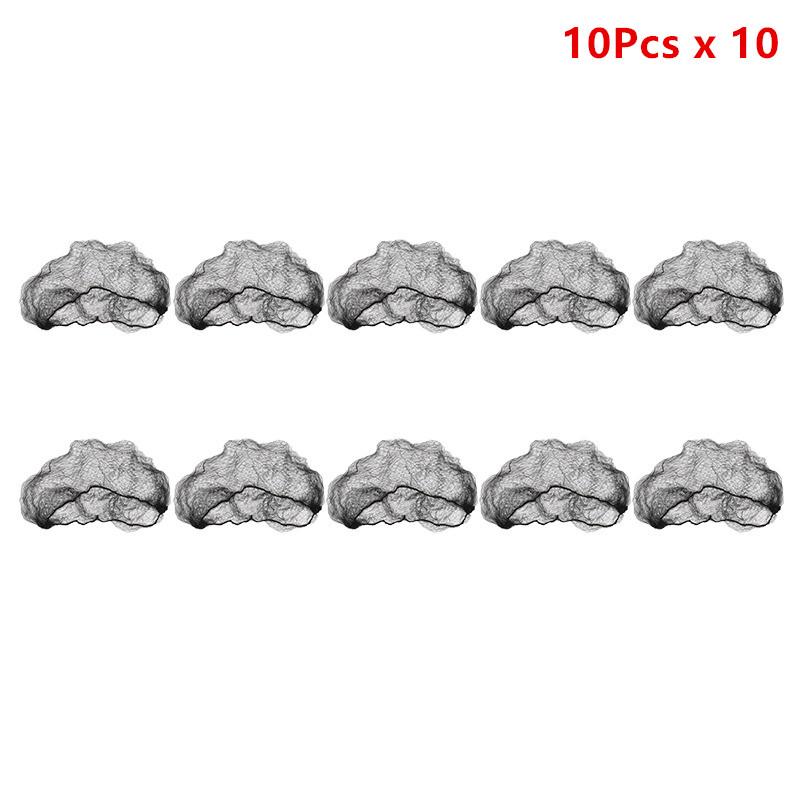 10-100Pcs Elastic Nylon Hairnet Hair Nets For Wigs Weave Invisible Hair Soft Lines Dancing Hairnet for Bun Hair Styling Tools