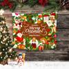 Christmas Tapestry Christmas Background Layout Cloth Living Room Santa Claus Hanging Cloth