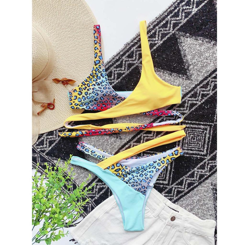 Push Up Bikini Sexy Bikini Set High Waist Women Swimwear Patchwork Swimsuit Female Brazilian Biquini Bathing Suit Swimming Suits