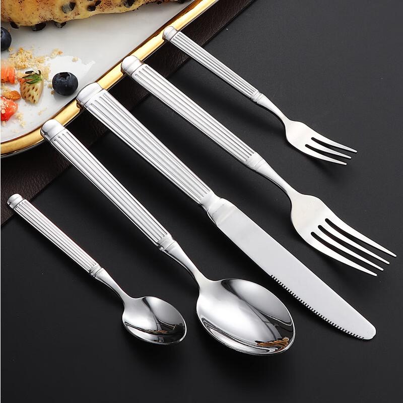 Stainless Steel Roman Pillar Cutlery Set