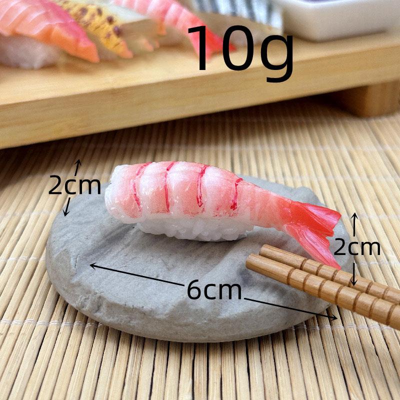 Symulacja 3d Model Sushi Zabawki do gotowania Japońskie jedzenie Sushi z łososiem Kulka ryżowa Symulacja Model jedzenia Rekwizyty wystawowe Brelok Biżuteria