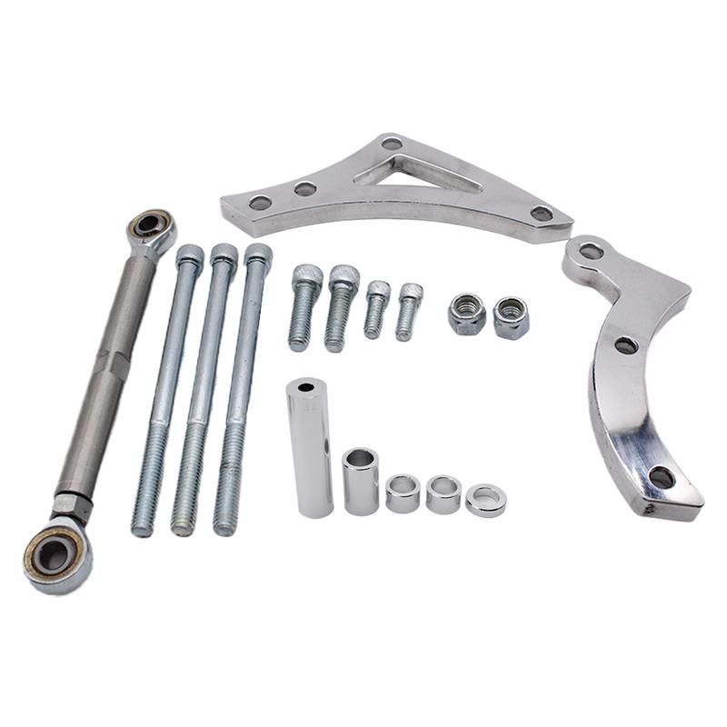 Billet Aluminum Alternator Bracket V-Belt Billet Alternator Bracket for Mopar SB 318 340 360 Engines