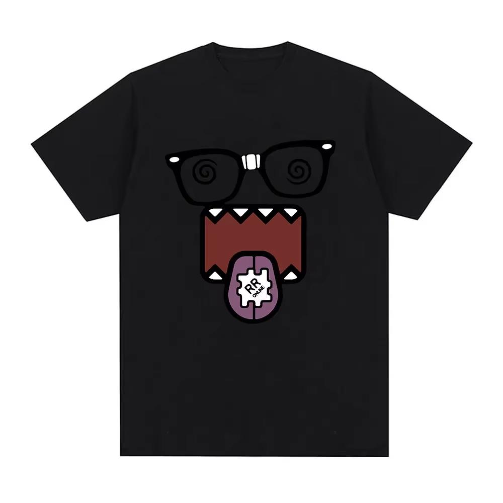 2025 HOTSALE Domo Kun Funny Meme Tshirt Womens casual Tshirt Retro short sleeved oversized Tshirt Top Street wear