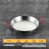 Gold Thickened Stainless Steel Seafood Plate with Handles - Korean Style for Crawfish, Fries, Fried Chicken, and Rice.