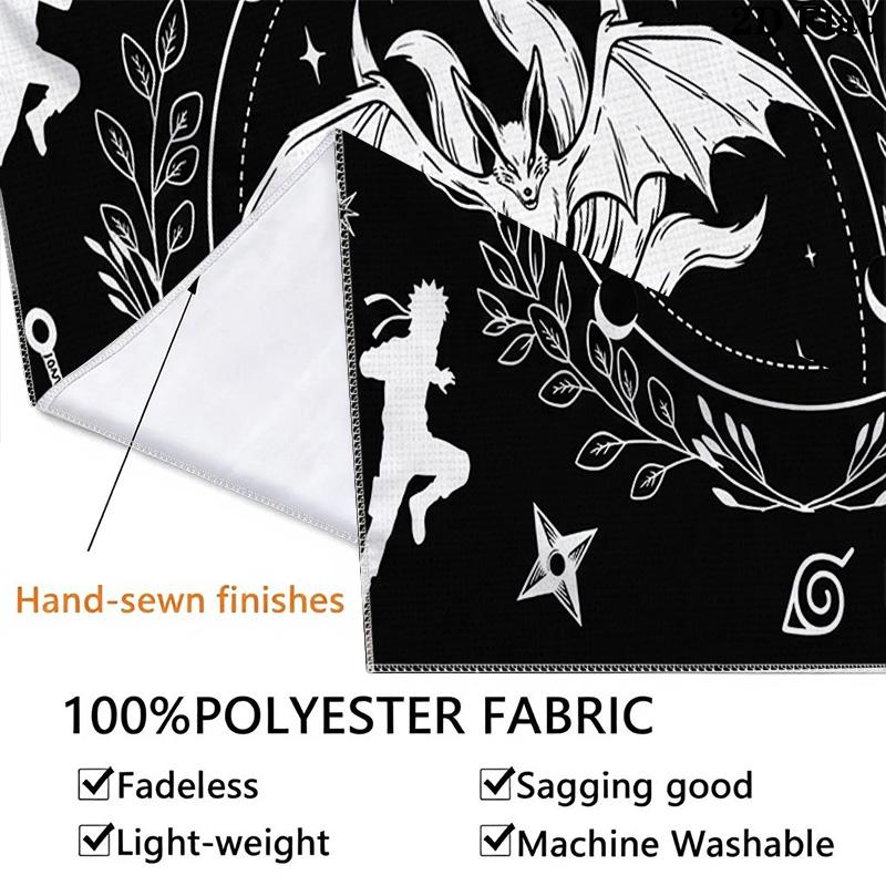 Naruto Wall Tapestry Aesthetic Wall Hanging Printed Fabric Blanket Decorative Tapestries For Bedroom Living Room Home Decor