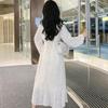 Early Spring Sweet Fishtail Dress Gentle Light Mature Style French Super Fairy V-neck Skirt