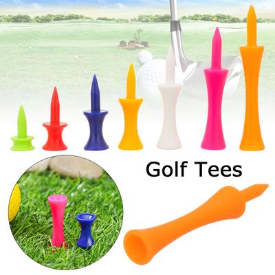 20 stücke Bunte Kunststoff Golf Tee Step Down Abgestufte Burg Tee Höhe Kontrolle für Golf Zubehör