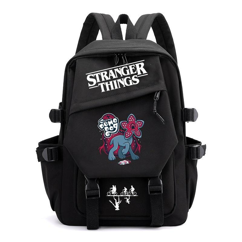 Stranger Things Printed Backpack Youth School Bag Stranger things backpack