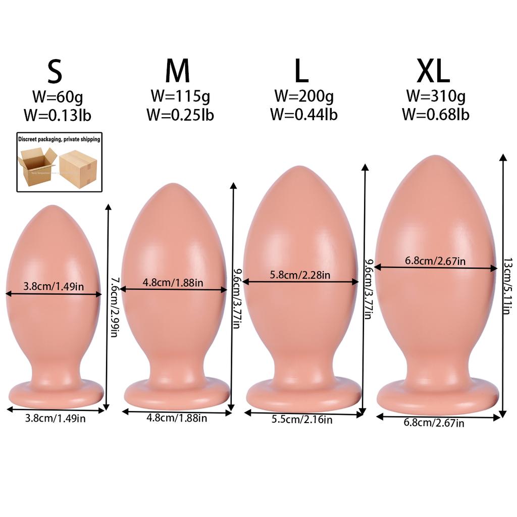7 Size Buttplugs Anal Beads Balls Cunt Plug Dilatador Anal Plug Sex Toys Small And Big 9.5cm Huge Anal Plug Toys For Women Men
