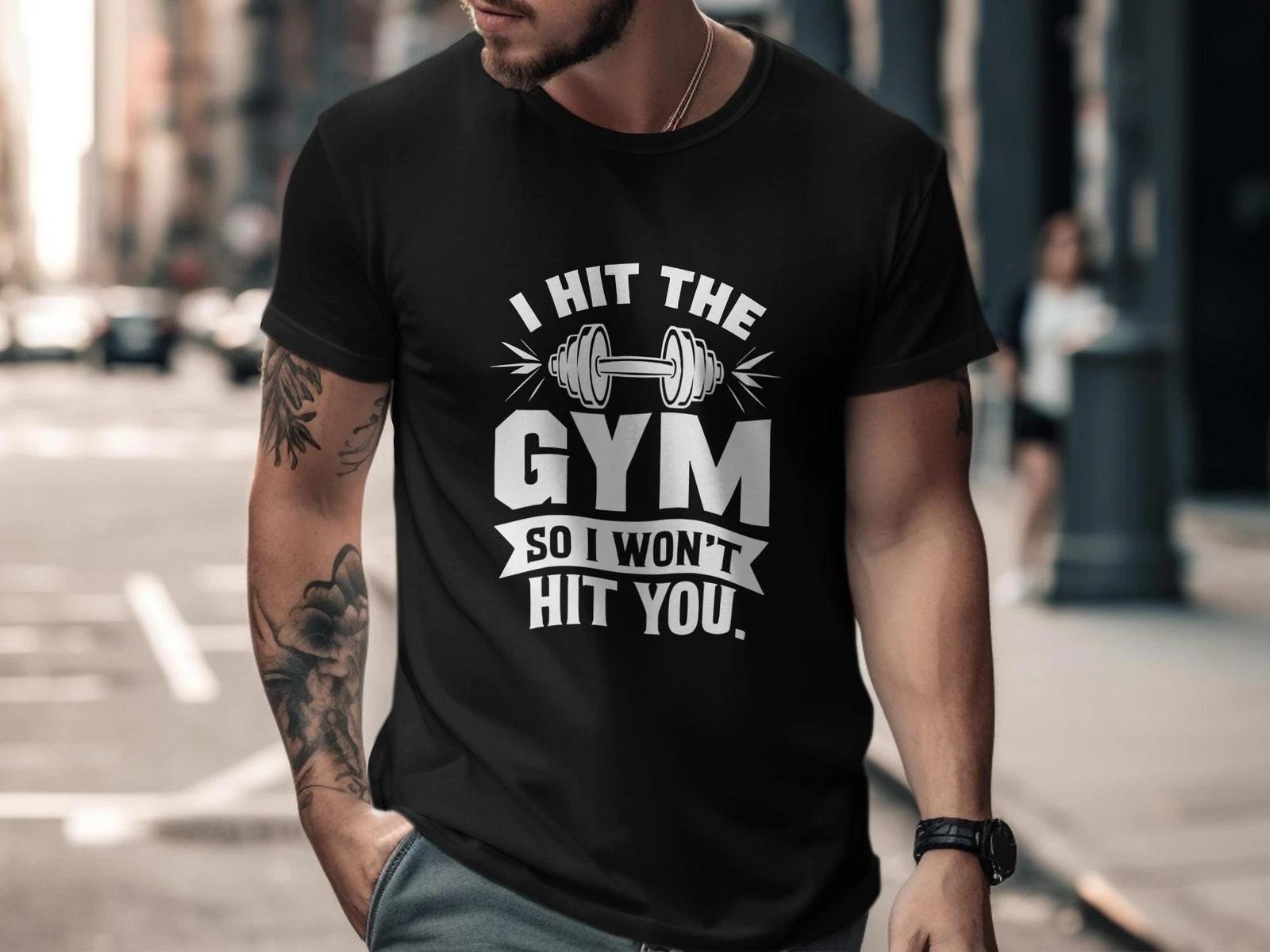 Funny Gym T-shirt XXXXL