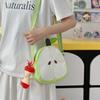 Cute Apple Fruit Bag Summer 2025 New Small Fresh Literary Girl Versatile Messenger Small Round Bag