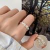 VENTFILLE 925 Sterling Rings for Women Fashion Geometric Handmade Irregular Line Ring Party Birthday Gift Dropshipping