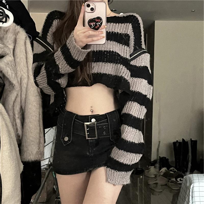 

Классическая универсальная молодежная износостойкая короткая юбка Design Sense с высокой талией, бюстье, юбка-бюстье, женская летняя модная джинсовая короткая юбка 2XL чёрный