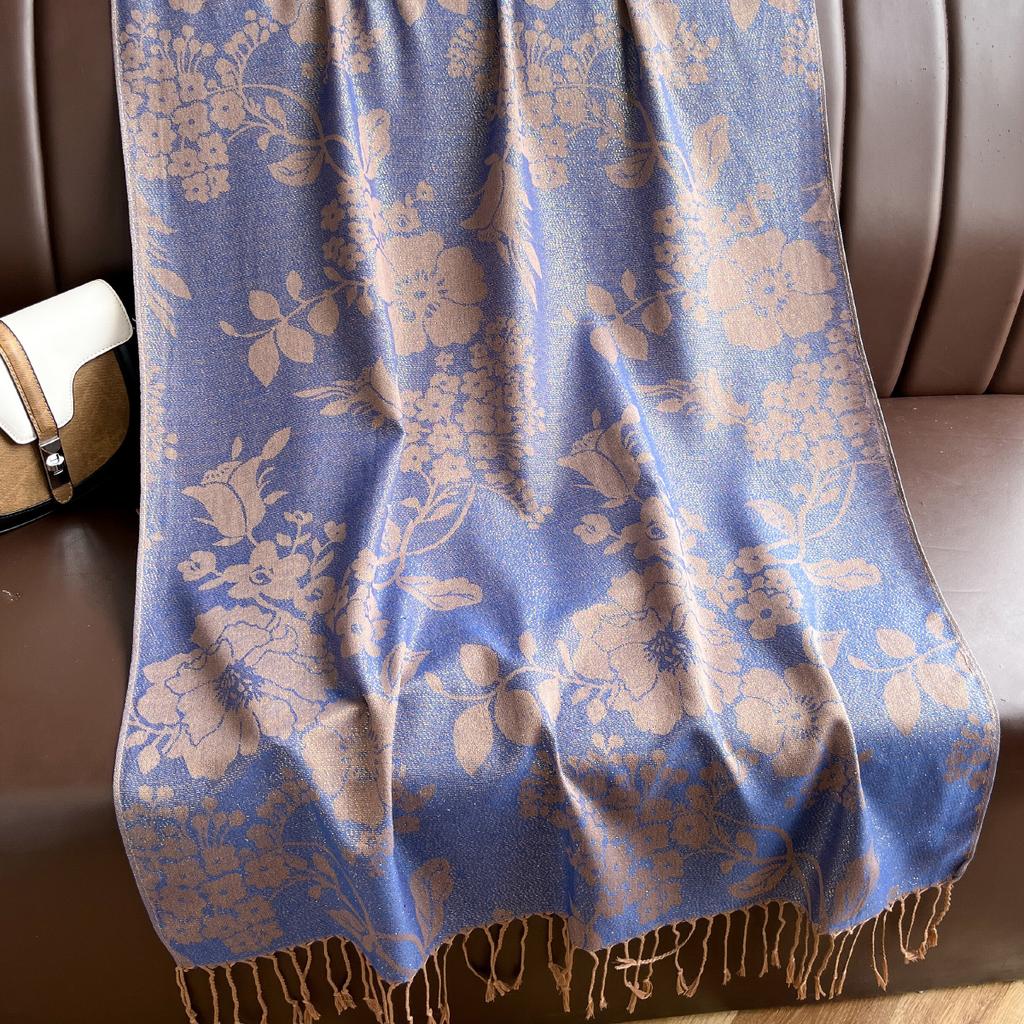 Luxusmarke Herbst Kaschmir Pashmina Schal Dame Wrap Warme Winterschals Design Print Weiblich Foulard Hijab Stolen Schal