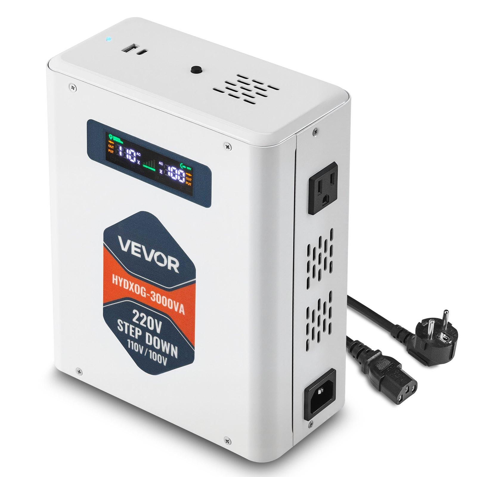 VEVOR Step Down Voltage Converter, 3000VA