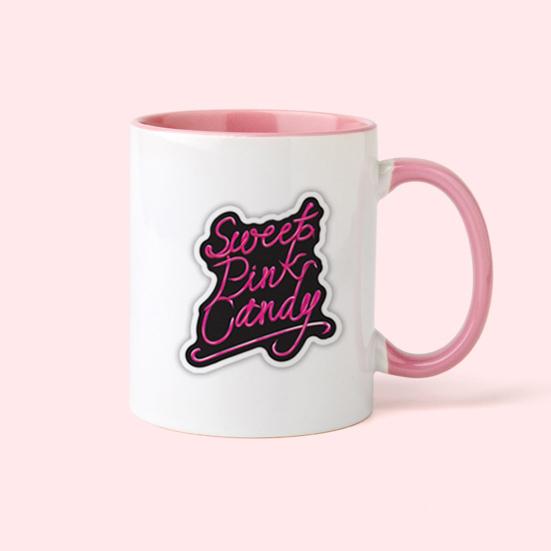 50 szt. INS Style różowe naklejki z kreskówek wodoodporne laptopy bagaż deskorolki kubki na wodę odporne na blaknięcie