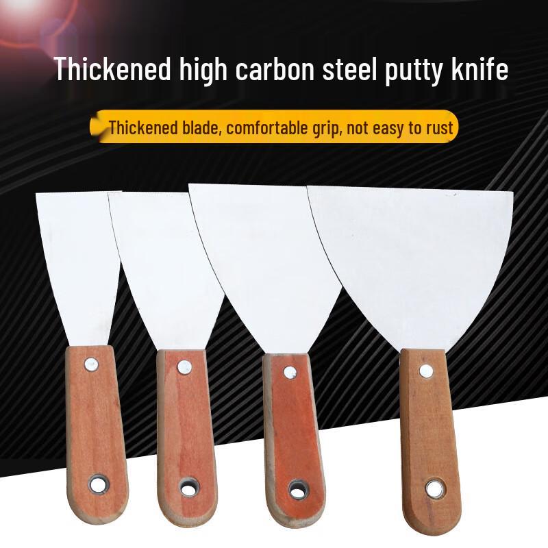 Yinghui Wooden Handle Double Clip Putty Knife Set