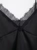 Silk Satin Lace-Trim Camisole Top for Women