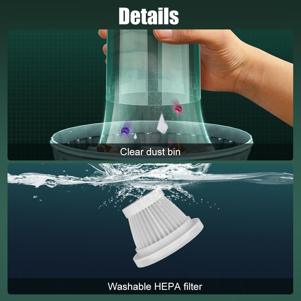 Powerful 18000RPM Car Vacuum Cleaner 29000pa Wireless Portable Handheld Vacuum for Household Use