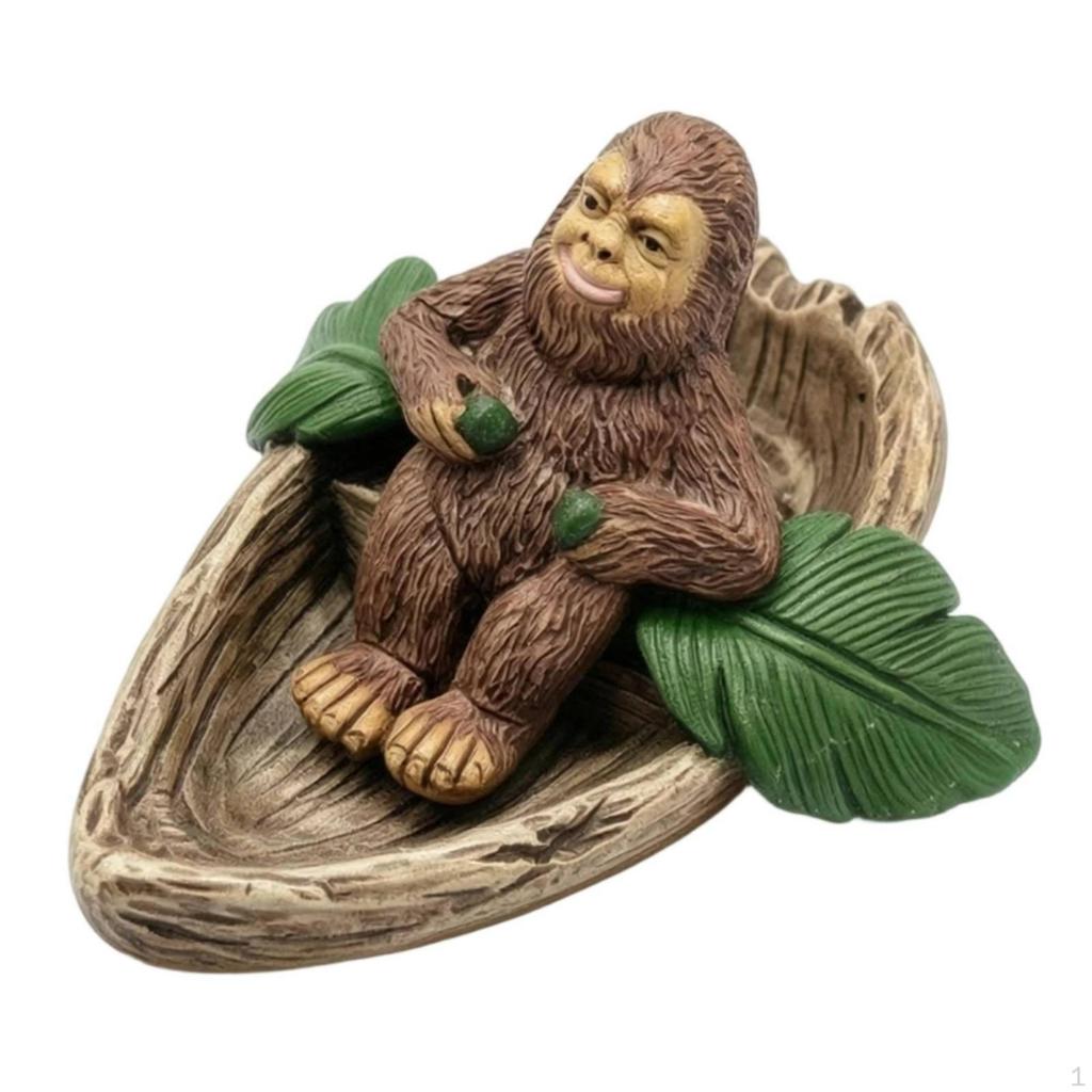 Monkey Figurine Resin Pond Ornament Decorative Aquarium Decoration for Gardeners, fishes Tank,