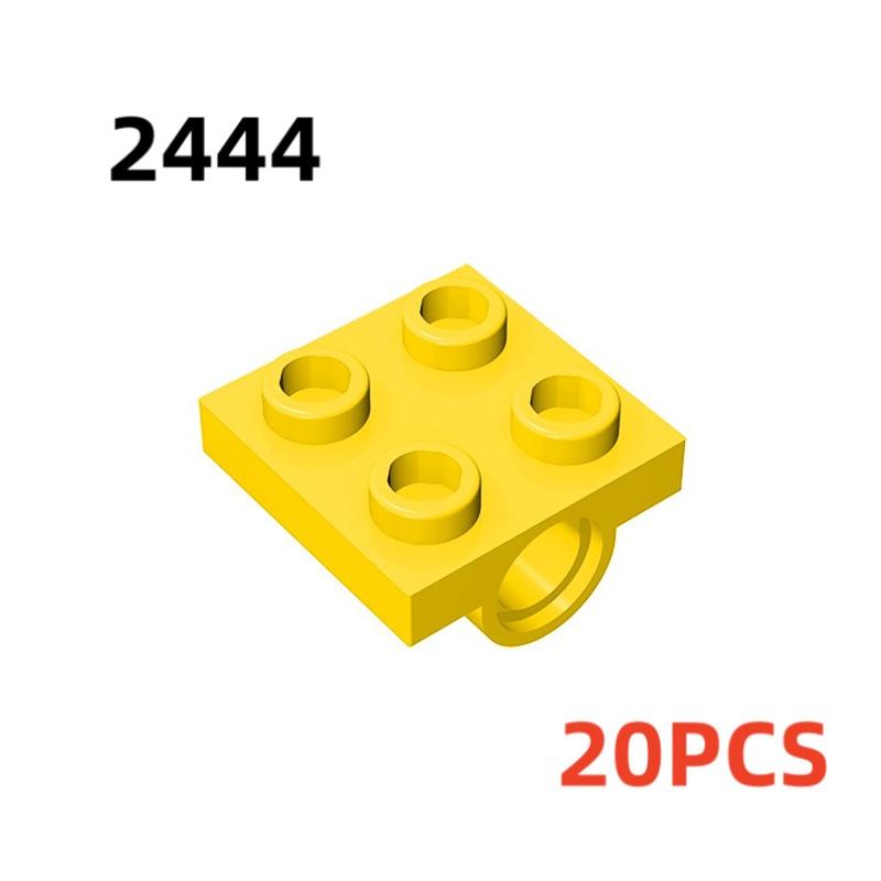 

20 шт. 18677 2444 10247 2817 Пластина Специальная 2 x 2 с отверстием для 1/2 пина Кирпичный Игрушка Для Технического Строительного Блока Подарок DIY MOC