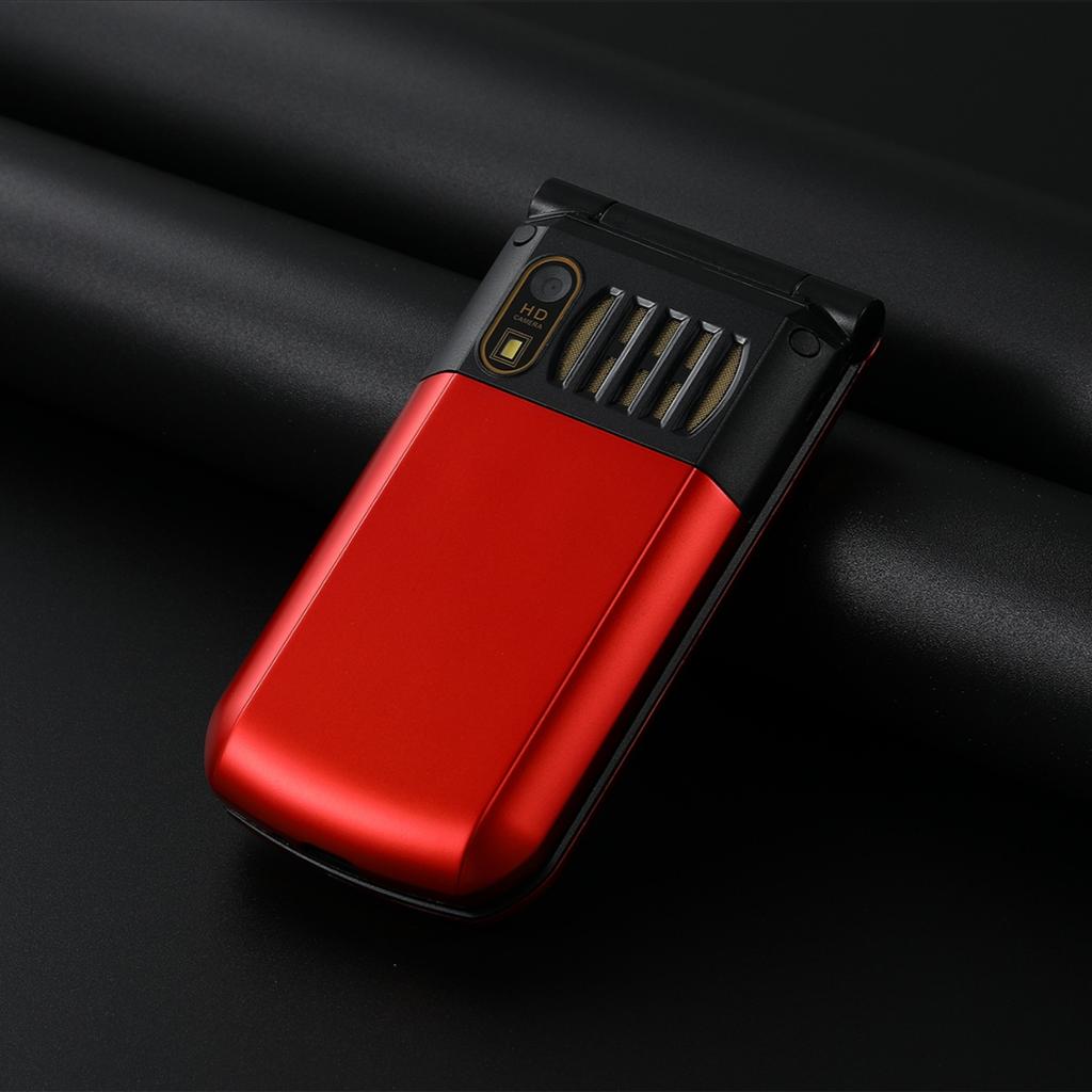 S7A 2G Flip CellPhone 2.4inch HD Dual Screen MTK GSM Dual SIM 8W Camera 1000mAh Mp3 Mp4 Type-C Mobile Phone