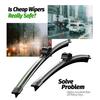 For Citroen C3 Picasso 2011-2017 24"+16"+11" Front Rear Wiper Blades Windshield Windscreen Window Cutter Accessories 2016 2017