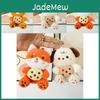 Adorable Porte-clés Ours en Peluche Jouet Doux Cadeaux pour Couple pour Enfants Personnalisable 12cm