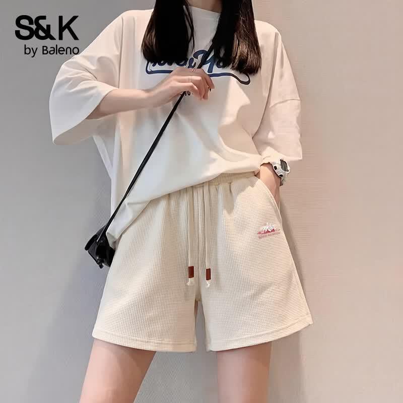Baleno S&K Waffle Knit Women s Summer Shorts L
