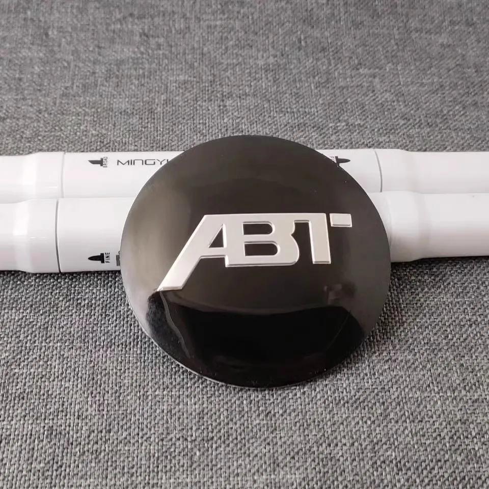56mm Modifikované středové krytky kol pro auto Samolepky s logem ABT pro Golf Passat Jetta Touareg Tiguan Caddy Vento Bora mk6