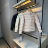 High-end M Mengjia Autumn and Winter New Lgelle Light and Thin Down Jacket Stand-up Collar Waist and Thin Goose Down Women's Models