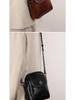 2025 New Genuine Leather Vertical Crossbody Bag for Women - Versatile, Multi-Layer, Fashionable, High-End Phone Bag