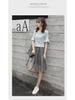 Summer 2023 Plus Size Mesh Suspender Skirt Set for Women - Waist Slimming, Two-Piece Dress