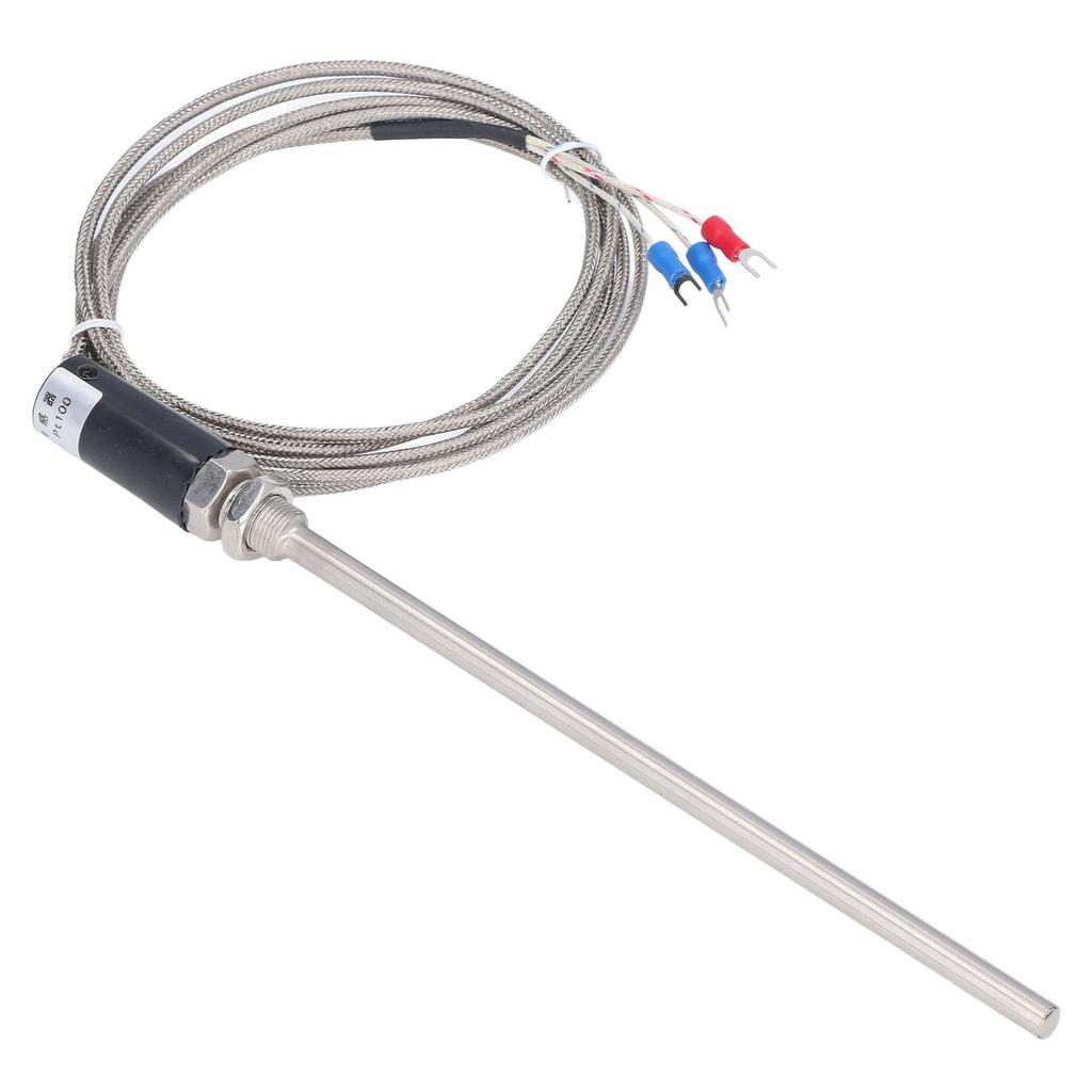 PT100 Termoelement Probe Temperatursensor Skjermet Ledning Transduser ?200?450 celsius  WZPT?10