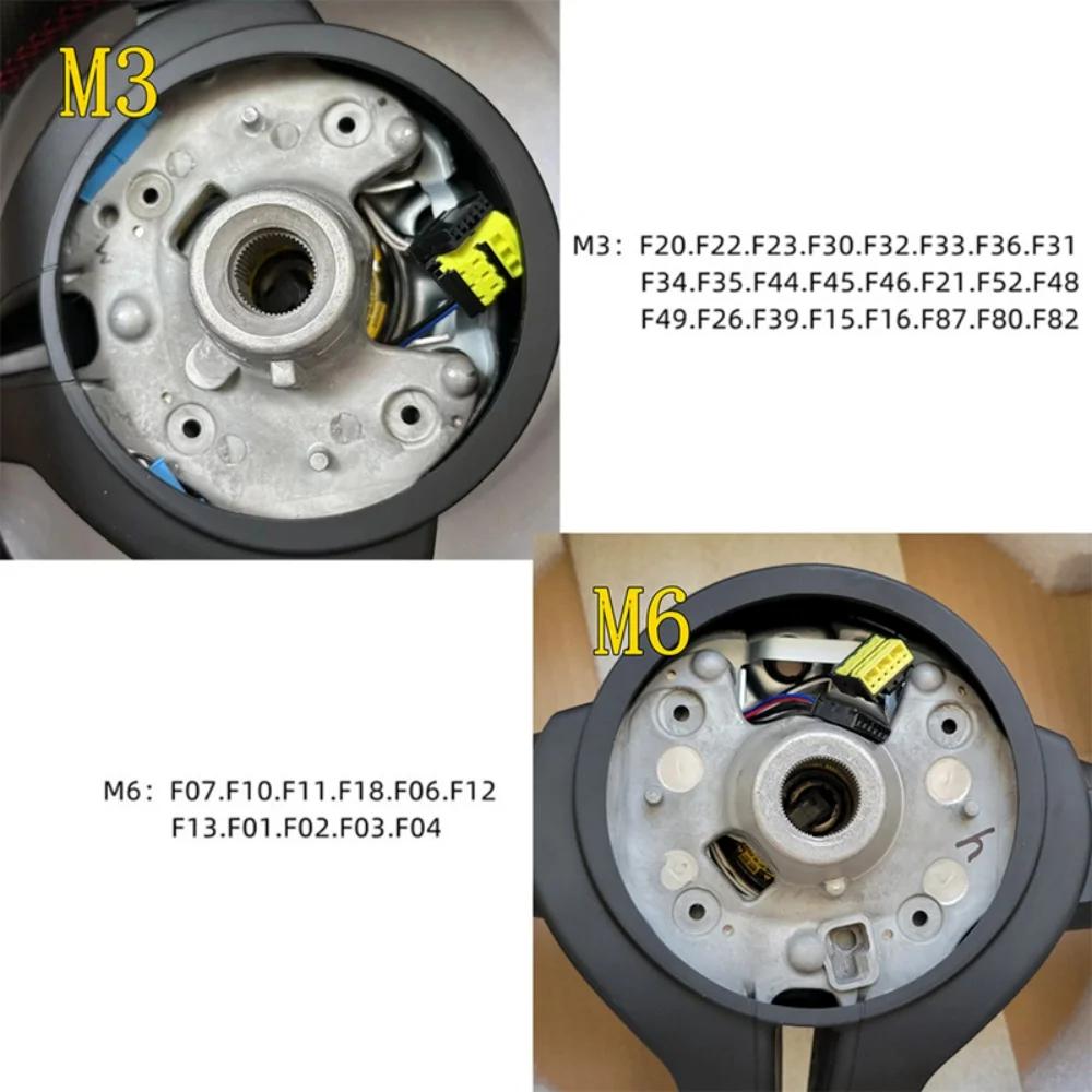 Steering Wheel For BMW F30 F31 F34 F36 F20 F21 F22 F25 F26 F15 F10 F01 F02 F06 F11 F80 M3 F82 F90 M5 E90 E70 E84 With Red Mark