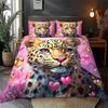 3D Animals Pattern Modern Stylish Duvet Cover Sets Quilt Cover Sets Luxurious Bedding Sets with Pillow Cases For Teenage Boys