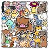 50 Cute Cartoon Animal Stickers for DIY Journals, Notebooks, and Water Bottles