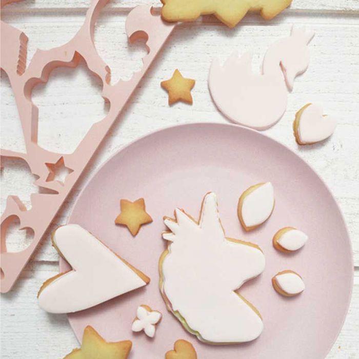 Plaque découpoirs à biscuits Licorne