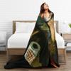 Funny Toilet Paper Mona Lisa Blankets Spring  Warm Cozy Bedding Throws For Adults Living Room Flannel Bedspread Bed Cover