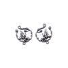 Filigree Diamond Shaped Connectors Ornate Multi Loop Links For Jewelry