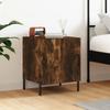 VidaXL Bedside Table Smoked Oak 40x40x50 Cm Engineered Wood 827590