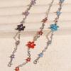 Luxury Colorful Zircon Flower Bracelets For Women Girls Korean Sweet Gold Crystal Adjustable Bracelet Jewelry Gift