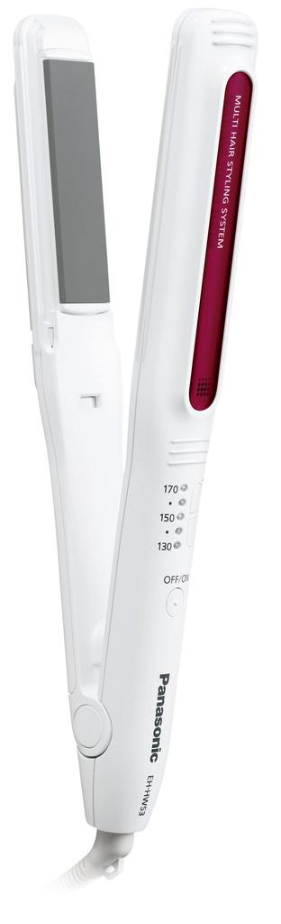 Panasonic Hair Curling and International Voltage Iron, Straightening, Compatible, 24-38mm, White, EH-HW53-W