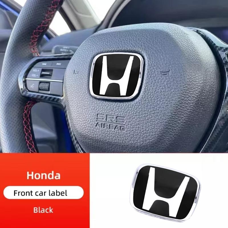 

Car Mirror surface Logo Front Grille Trunk Steering Wheel Decoration Accessories For 2006-2019Honda Civic 8th 9th 9.5th 10th Gen 2006-2011 Civic