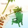 Miniature Beach Chair 1:12/1:16 Scale Decorative Models Wood Mini Size Chair Figure Dollhouse Interior Design Accessories