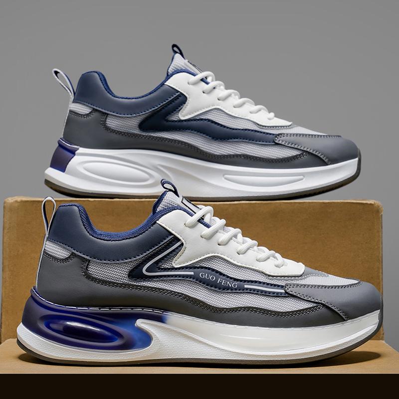 Nowa Moda Męskie Cztery Pory Roku Wygodne Buty na Grubej Podeszwie Studenci Chłopcy Modne Miękka Podeszwa Oddychające Casualowe Sneakersy do Biegania