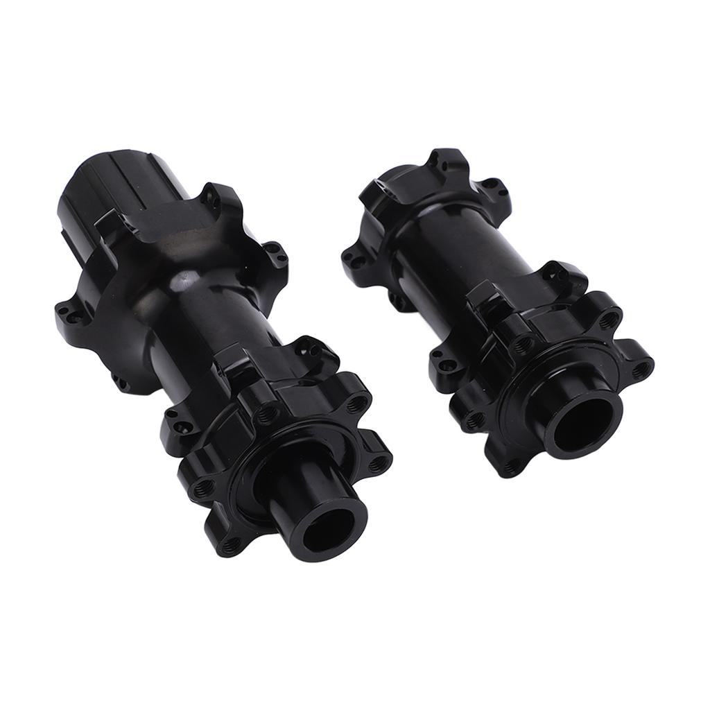 Mountain Bike Hub 24 Hole Brake Wheel Hub Folding Bike Barrel Shaft Aluminum Alloy Straight Pull for 6 Bolts Disc Brake