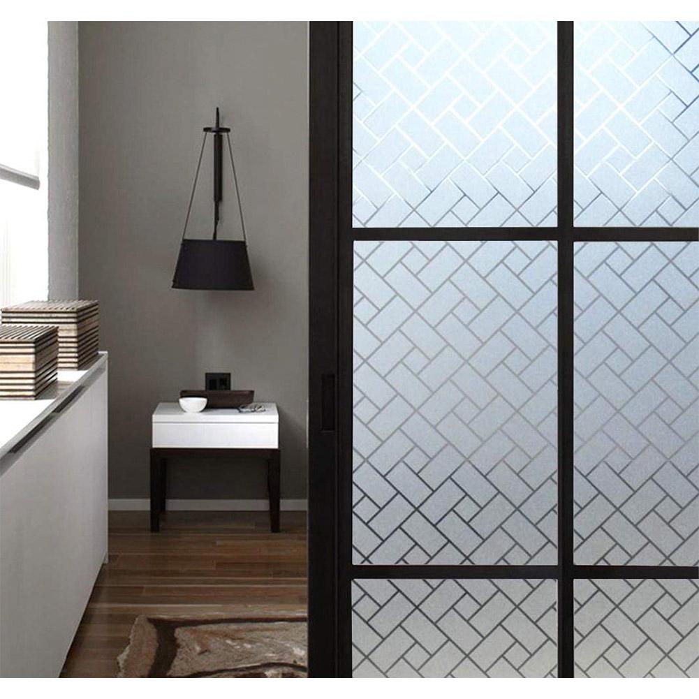 No Glue Static Cling Opaque Frosted Window Film for Home Office
