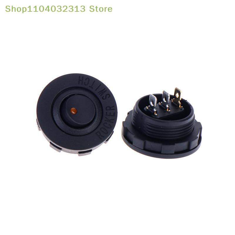 petitePremium 16A 12V DC Round LED Switch 3Pin SPST for Car Truck Boat Applicationsaccessories