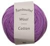 DARUMA Hand Knitting Rambouillet Wool Medium Light 4250 Yarn Yarn, Cotton, Weight, COL. 7, Purple, Approx. 50g, 166m,